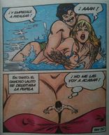 breasts comic color butt shrunken_men western_comic foreign bellas between_breasts