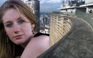 giantess collage city blonde blue_eyes face earrings