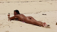 collage nude black_hair beach shrunken_men dark_skin sunny sandy sunbathing
