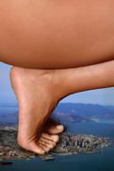 crush collage giga barefoot outdoors toenails
