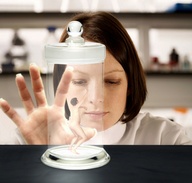 collage nude black_hair finger shrunken_men hand shrunken_man scientist captured jar lab