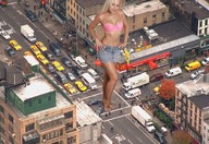giantess crush feet blonde destruction belly shorts crowds jenni_czech