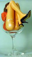 butt glass shrunken_woman photograph