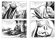 drawing sleeping blonde comic monochrome anime story zora