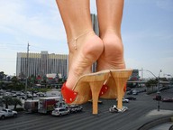 giantess crush collage city high_heels soles streets vehicle_crush