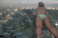 giantess collage city blonde butt swimsuit legs vortex_gts