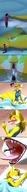 drawing nude pussy vore furry masturbation vixen comic color cum glasses bed lying_down between_legs shrunken_man blanket eyeofcalamity dialogue photographing