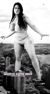 breasts giantess collage city destruction huge_breasts brunette daphne_rosen
