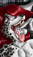 drawing vore furry color throat