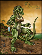 drawing furry color knight lizard paws shrunken_men foot_crush scalie