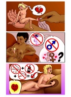 gentle nude blonde comic color sex lesbians shrunken_woman dark_skin between_breasts