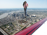 breasts giantess crush collage city mega destruction high_heels jeans brunette sandals