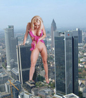 breasts collage pussy city mega blonde unknown_artist looking_down skyscrapers sky