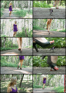 crush collage feet high_heels blood shrunken_man lilipucien