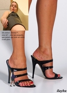 collage blonde shrunken_men ilayhu pedicured split_screen spike_heels dialogue looking_at_tiny