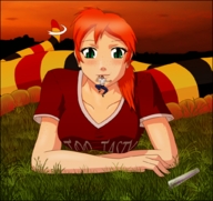 breasts drawing gentle vore color anime lips shrunken_men snake snake_girl