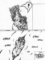 drawing nude vore monochrome anime lesbians shrunken_woman panels inked sinclair