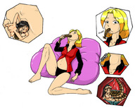 vore color clothed snake_girl panels artist_canime canime