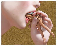 giantess nude vore handheld shrunken_woman seth digital_render