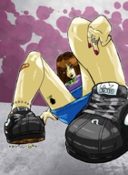 drawing crush color anime shoes punk shrunken_men point_of_view