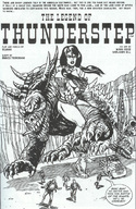 giantess comic monochrome superhero thunderstep