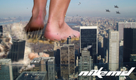 collage city destruction barefoot high_heels helicopter nikemd