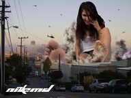 giantess collage destruction barefoot helicopter soles brunette smiling sitting streets nikemd