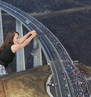 giantess collage bridge destruction traffic brunette falling vehicles crlvr crowds bridge_collapse