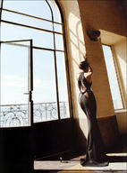 giantess dress shrunken_men looking_up elegant hallway