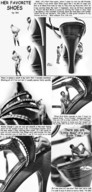nude monochrome high_heels shoes shrunken_woman short_comic_story