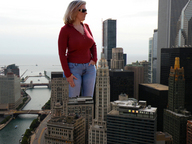 collage city blonde jeans sunglasses milf mature