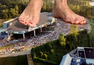 giantess crush feet barefoot blood shrunken_people red_nails tolik crowds mega_giantess_feet