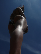 giantess legs looking_up point_of_view moon_light