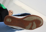 jeans foot_pov shoe_sole point_of_view crush_feet looking_at_viewer trainer