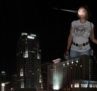 giantess collage city clothed helicopter night