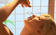 vore blonde story shrunken_men face jessi_and_vicky tiny_mk digital_render