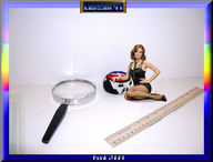 collage high_heels brunette shrunken_woman ruler magnifying_glass tina_fey lastcall41