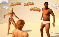 scared story shrunken_people entrapment captured bowl jessi_and_vicky tiny_mk digital_render