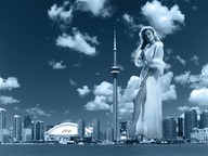 collage sexy city mega helicopter leg lingerie clouds crlvr looking_at_viewer toronto cn_tower