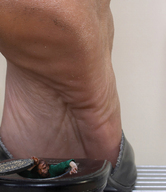 crush collage feet barefoot soles in_shoe unknown_artist shrunken_men hole entrapment giantess_feet shoe_insertion