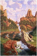 drawing giantess landscape mega color long_hair goddess transformation painting indian jonathon_earl_bowser