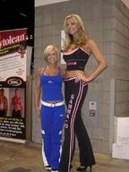 giantess blonde long_hair high_heels amazon shrunken_woman size_comparison