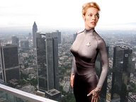 giantess collage city blonde star_trek skyscraper catsuit jeri_ryan 7_of_9