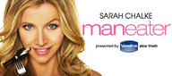 vore blonde smiling shrunken_men fork advertisement looking_at_viewer sarah_chalke impiled