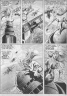 giantess mega comic climbing blood military airplane tower english unknown_comic