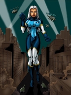giantess city destruction helicopter olga cartoon