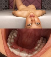 breasts giantess nude vore point_of_view digital_render