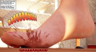 crush collage feet blood shrunken_men digital_render
