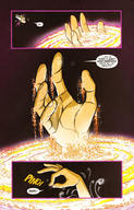 drawing giantess comic color finger hand supergirl portal captured dialogue imp pinched dc_comics mr_mxyzptlk