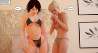 giantess crush feet vore manga barefoot shrunken_men shrunken_woman jessi_and_vicky tiny_mk digital_render